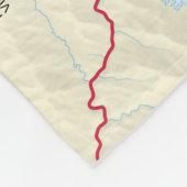 Grote rokergebergte — vlootsdeken fleece deken (Hoek)