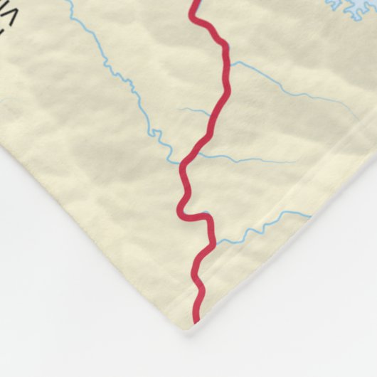 Grote rokergebergte — vlootsdeken fleece deken (Hoek)