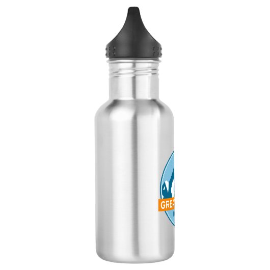 Grote rokergebergte waterfles  (Links)