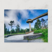 Grote rokerige bergen Clingmans Dome Briefkaart (Voorkant)