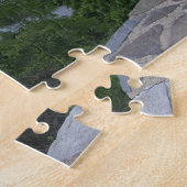 grote rokerige bergen legpuzzel (Zijkant)