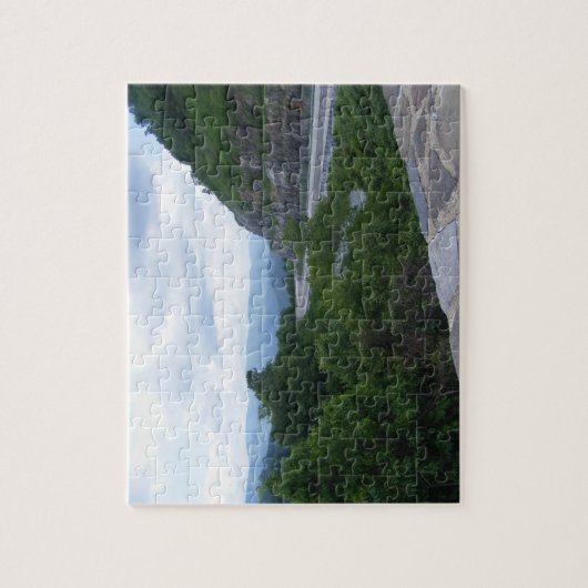 grote rokerige bergen legpuzzel (Verticaal)