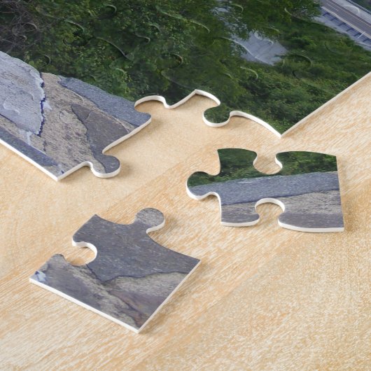 grote rokerige bergen legpuzzel (Zijkant)