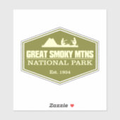 Grote rokerige MTNS NP 3 Sticker (Vel)