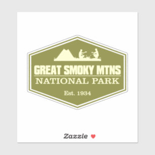 Grote rokerige MTNS NP 3 Sticker