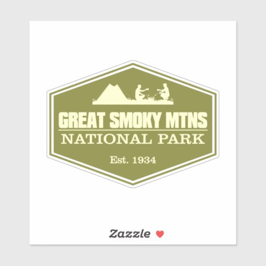 Grote rokerige MTNS NP 3 Sticker (Vel)