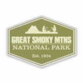 Grote rokerige MTNS NP 3 Sticker (Voorkant)