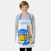 Grote rommelverf kan en borstel schort (Gedragen)