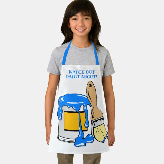 Grote rommelverf kan en borstel schort (Insitu)