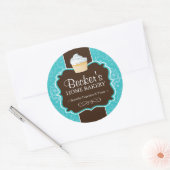 Grote Ronde Bakkerij Verpakking Stickers (Envelop)