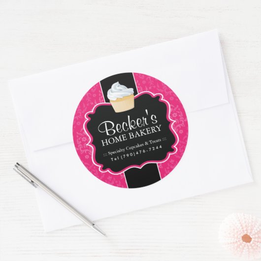 Grote Ronde Bakkerij Verpakking Stickers (Envelop)