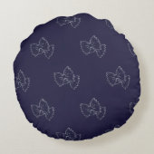 Grote ronde buffer - Pasta Lover - Fakkelpatroon Rond Kussen (Achterkant)