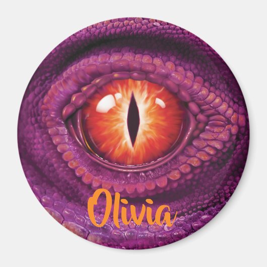 Grote ronde Dragon's Eye magneet (Voorkant)