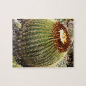 Grote, ronde, geprijsde cactus legpuzzel (Horizontaal)