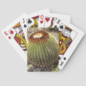 Grote, ronde, geprijsde cactus pokerkaarten (Achterkant)