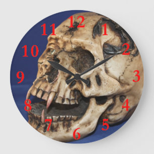 Grote Ronde Schedel Klok