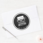 GROTE ronde sticker - set van 6 (Envelop)