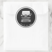 GROTE ronde sticker - set van 6 (Tas)