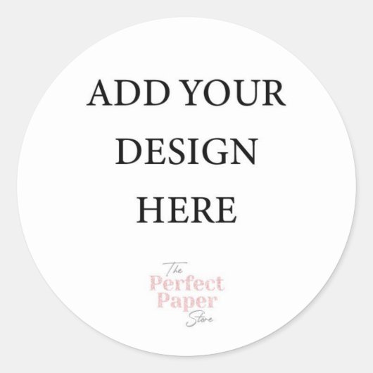 Grote ronde ticker ronde sticker (Voorkant)