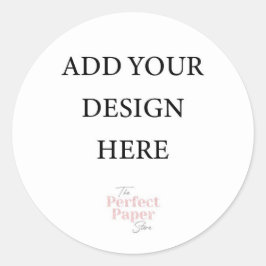 Grote ronde ticker ronde sticker