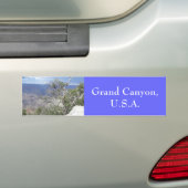 Grote roodblauwe bumper voor Canyon Bumpersticker (Op auto)