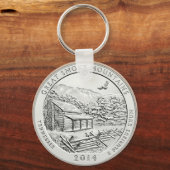 GROTE ROOKY-MUNTAINEN SLEUTELHANGER (Voorkant)