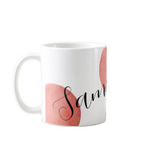 Grote Roos Gold Waterverf Polka Dots