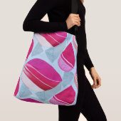 Grote Roos petale afdrukken Crossbody Tas (Dichtbij)