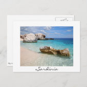 Grote rotsen bij Cala Mariolu met briefkaart (Voorkant / Achterkant)