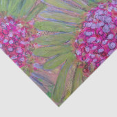 Grote roze bloemen tissuepapier (Detail)