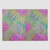 Grote roze bloemen tissuepapier (Voorkant)