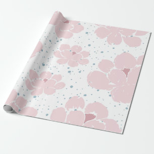 Grote roze boho Trendy Floral wrapping Paper Cadeaupapier