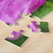 Grote Roze Daisy Kosmos Bloem Art Puzzel Legpuzzel (Zijkant)