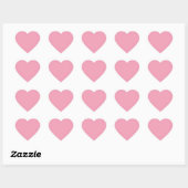 Grote Roze Liefdeshart Hart Sticker (Vel)