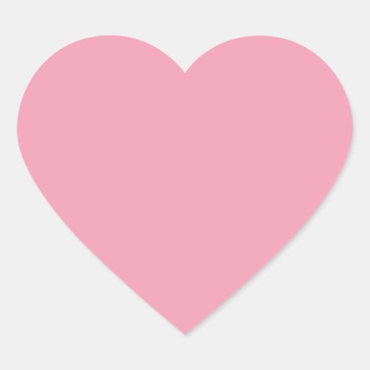 Grote Roze Liefdeshart Hart Sticker (Voorkant)
