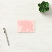 Grote Roze Olifant Silhouet Post-it® Notes (Kantoor)