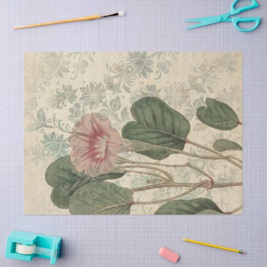 Grote  roze ontkoppeling tissuepapier (Craft)