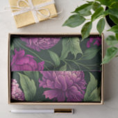 Grote Roze Pioenen Groene Bladeren Decoupage Gift Tissuepapier (Geschenk)