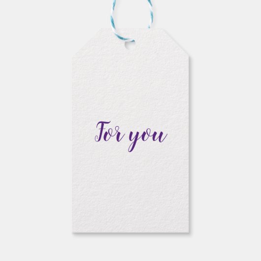 Grote roze pony's in de lente cadeaulabel (Achterkant)