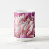 Grote roze pony's in de lente koffiemok (Center)