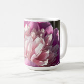 Grote roze pony's in de lente koffiemok (Voorkant rechts)