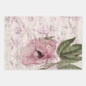 Grote  roze ventilator met muziek inpakpapier vel (Voorkant 2)