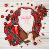 Grote Roze Waterverf Bow T-shirt