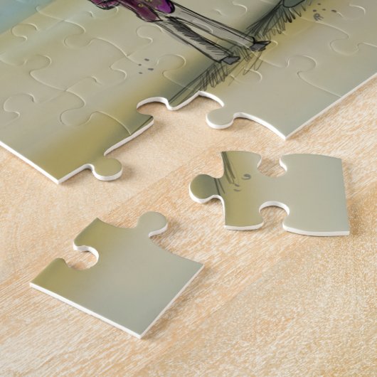 Grote roze Zee slak Legpuzzel (Zijkant)