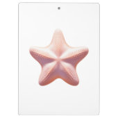 Grote Roze Zeester Klembord (Achterkant)