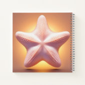 Grote Roze Zeester Notitieboek (Achterkant)