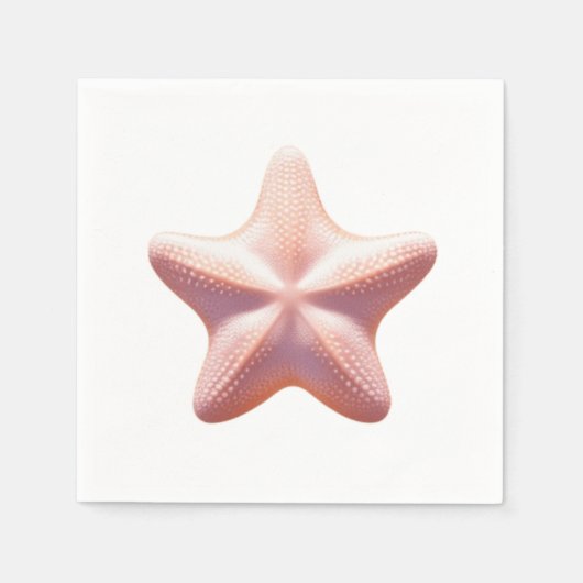 Grote Roze Zeester Servet (Voorkant)