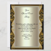 GROTE Rozen van Cream Gold Black van elke partij v Kaart (Achterkant)