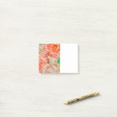 Grote rozen van tuinen, sinaasappel post-it® notes (Op bureau)