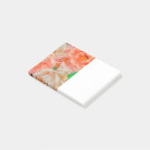 Grote rozen van tuinen, sinaasappel post-it® notes (Schuin)